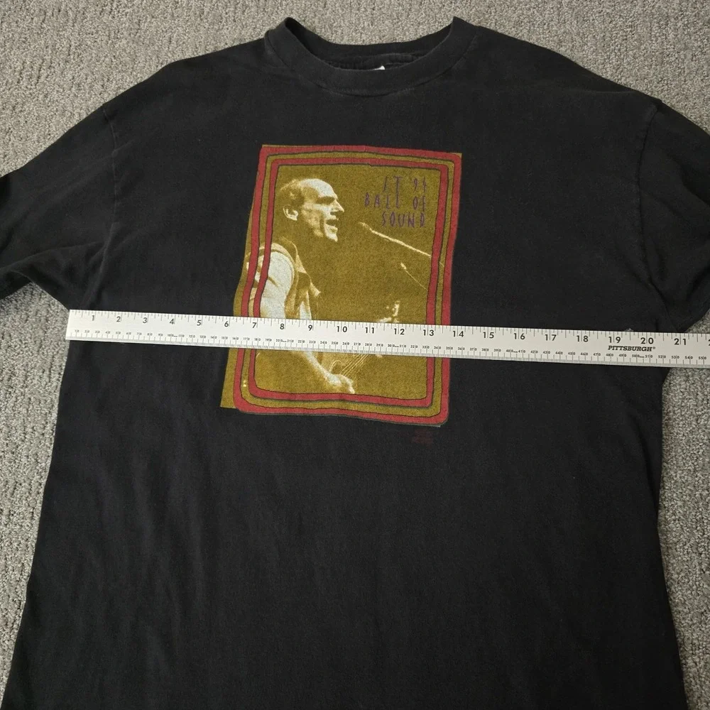 Vintage 1994 James Taylor‎ Ball of Sound Tour T Shirt L USA 90s